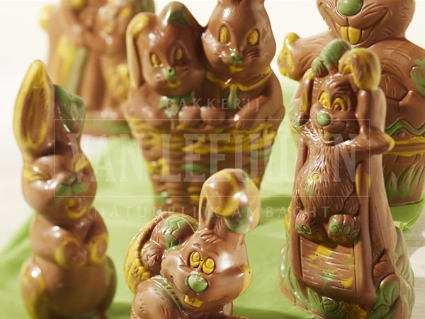 Chocolade paas figuur middel